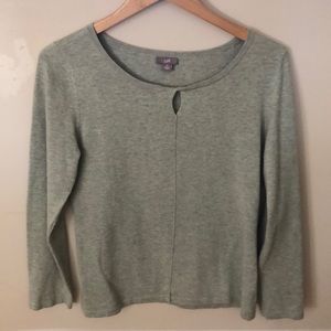 J Jill sweater, light green, medium